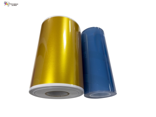 PrintWant New Arrival 30cm A+B Gold UV DTF PET Film